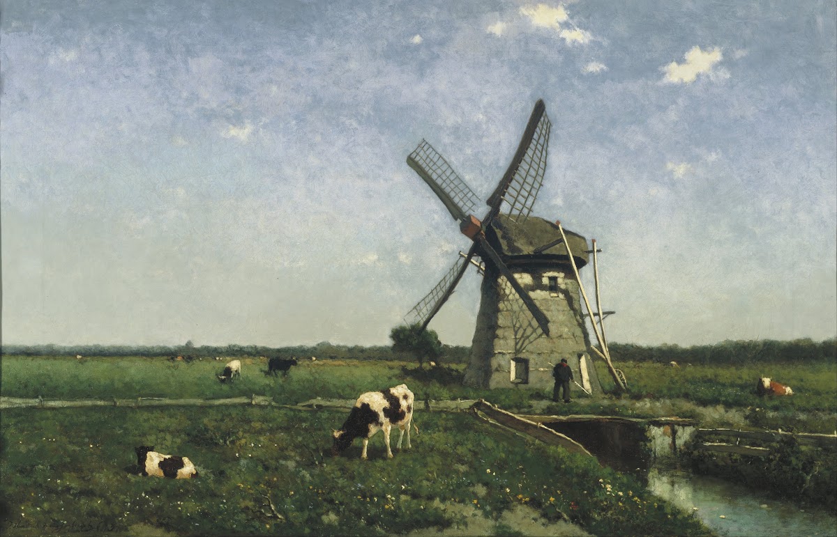 Landscape with Windmill near Schiedam 1873