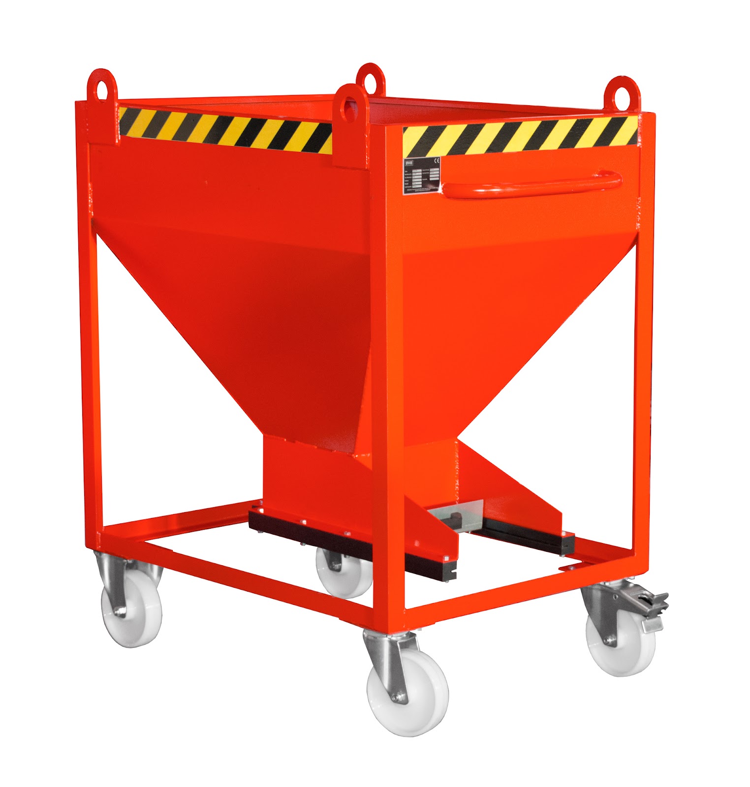 Silocontainer SR-D 375, gelakt, Vuurrood