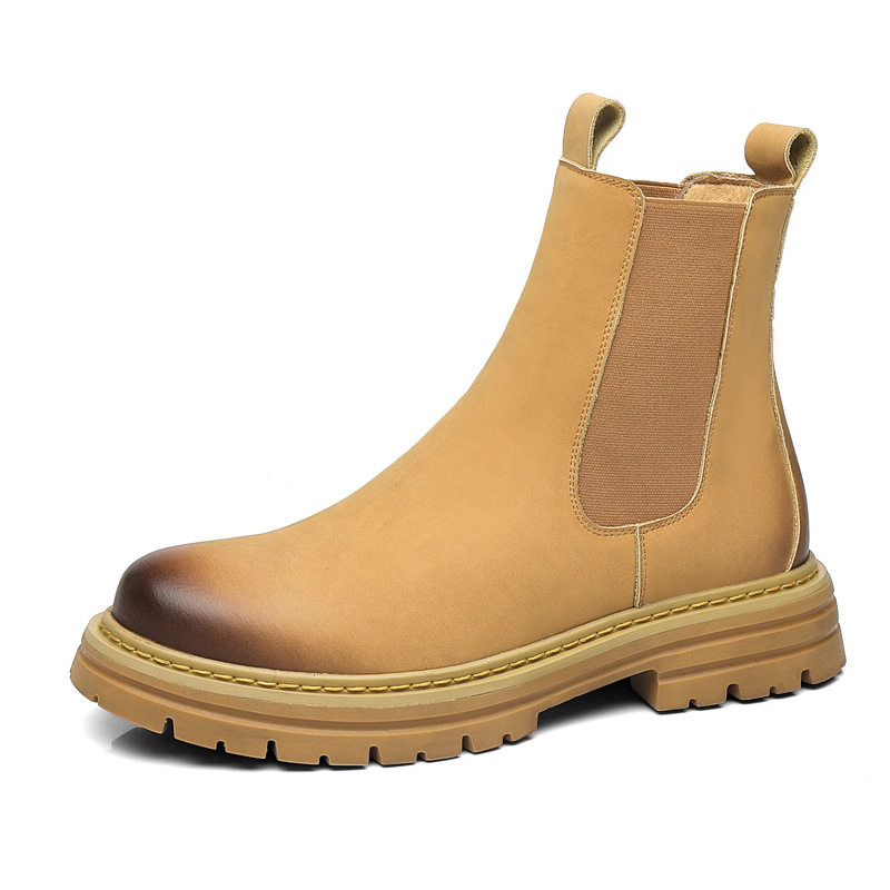 Men's Chelsea Boots, insulated, non-slip, synthetic leather