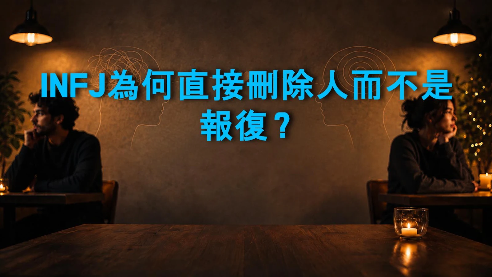 INFJ為何直接刪除人而不是報復？
