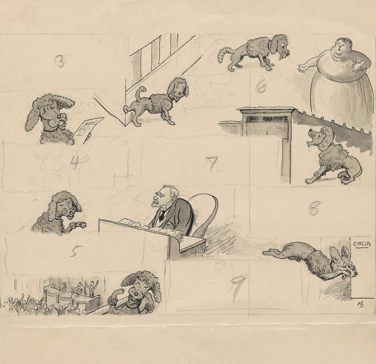 What the Thinking Dog Thought When He Ran Away from the Circus 1931