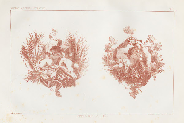 Amours et figures décoratives arts industriels Pl03 1890