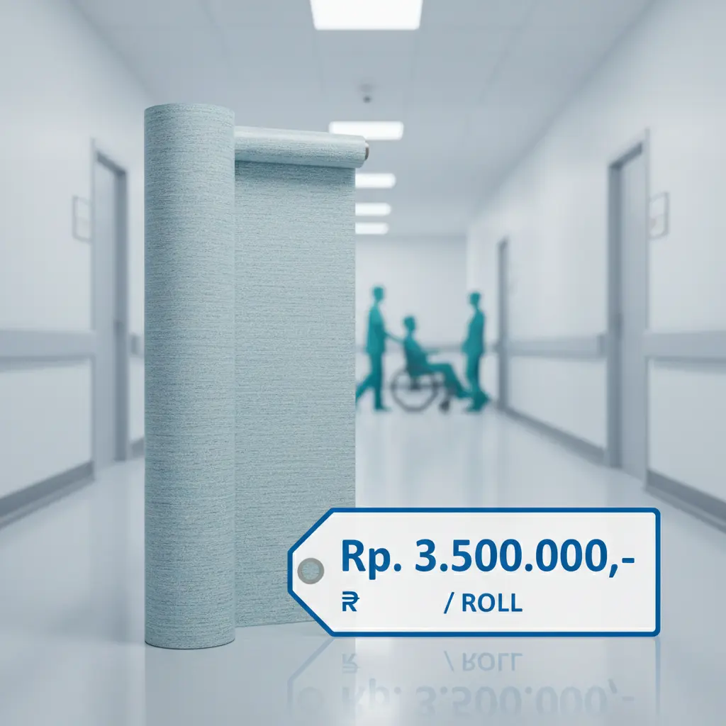 Harga karpet vinyl rumah sakit per roll