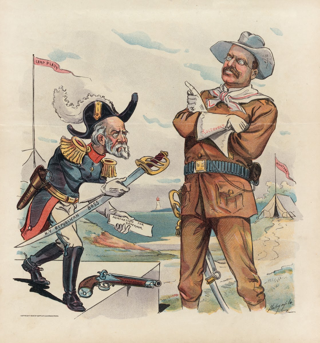 His condition  an unconditional surrender 1898