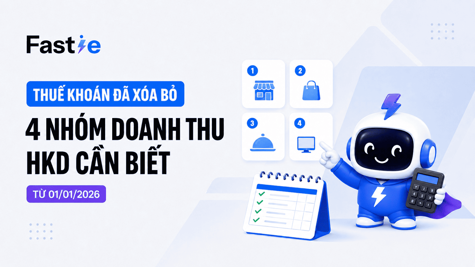 Hướng dẫn kê khai thuế cho hộ kinh doanh 2026 từ A-Z