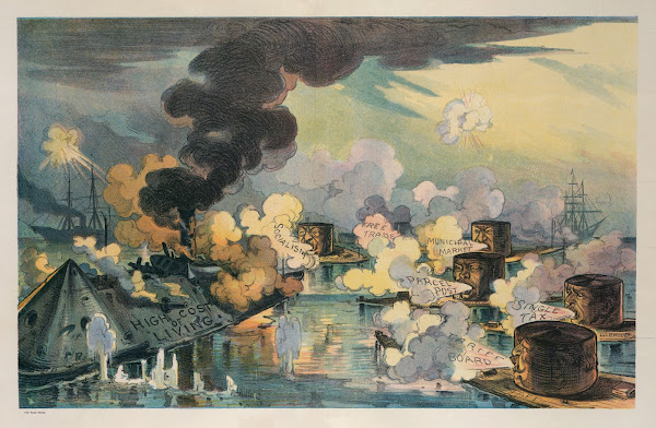 The monitors and the Merrimac 1912