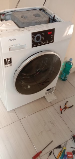 Service mesin cuci Aqua inverter 