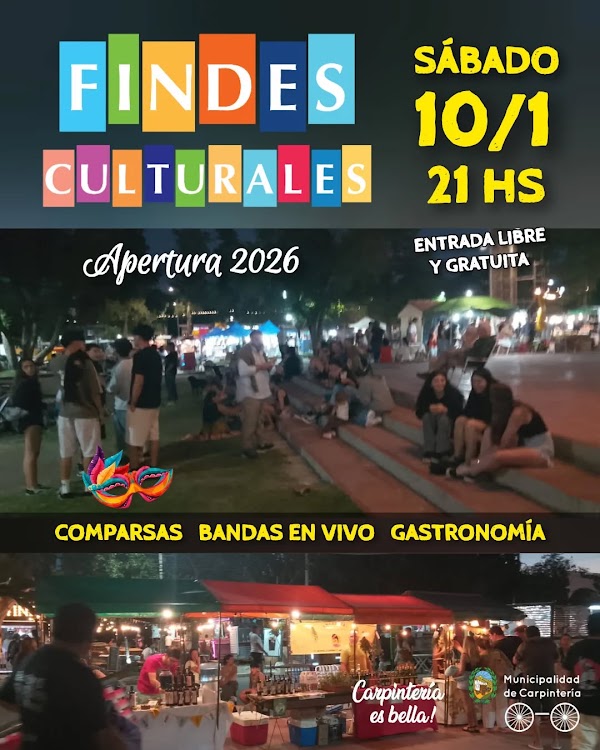 GRAN APERTURA DE LOS FINDES CULTURALES 2026 🤩🤩
