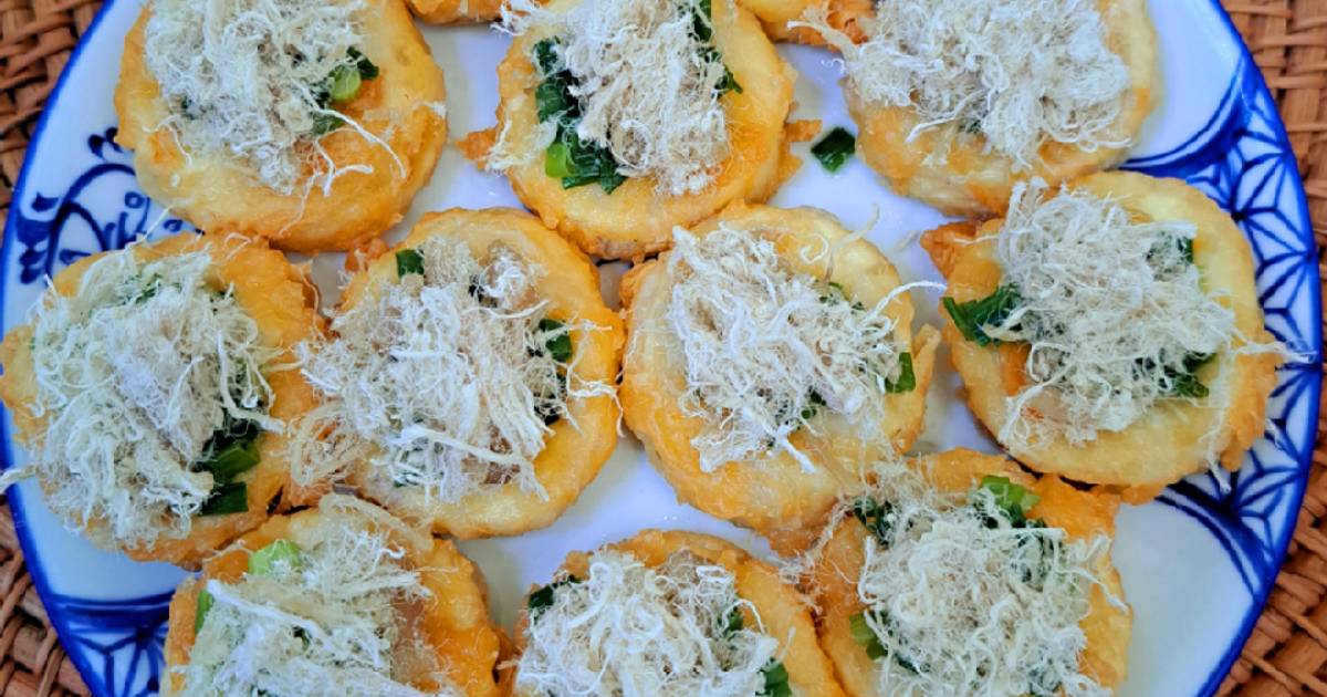 Đậu hũ non chiên chà bông