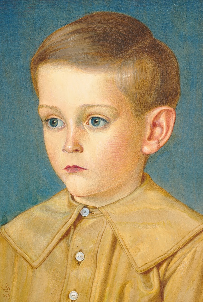 Portrait of the artists nephew Edward Stafford Allen 1896