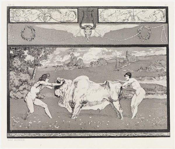 Apollo und Daphne II Rettungen Ovidischer Opfer Opus II Blatt 11 1879 1891