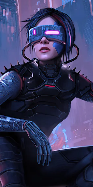 Cyberpunk, Digital Art, Neon, Astro Boy 4K Wallpaper Background