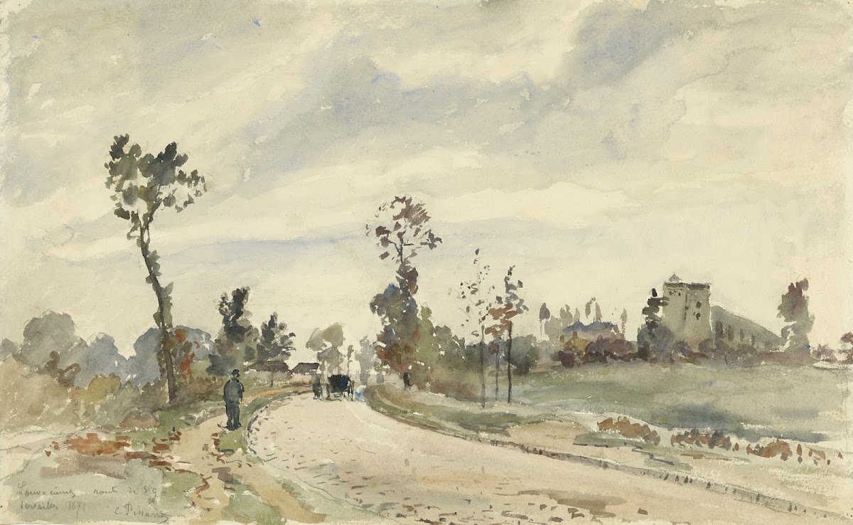 Louveciennes Route de Saint Germain 1871