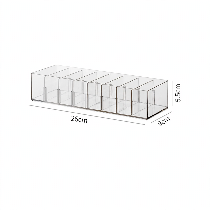 Transparente Kabelorganizer-Box aus Kunststoff