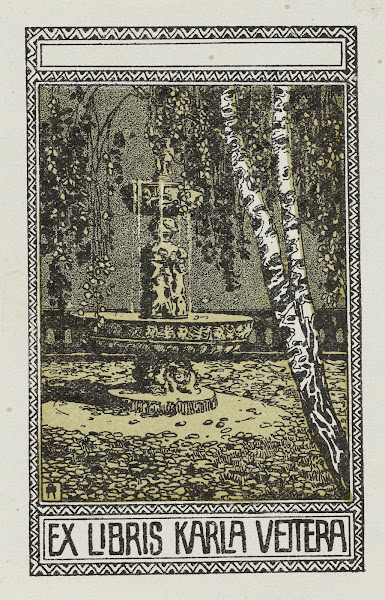 Bookplate of Karl Vetter 1910