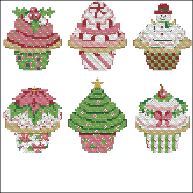 CMP JAN021 1390 Christmas Cupcake