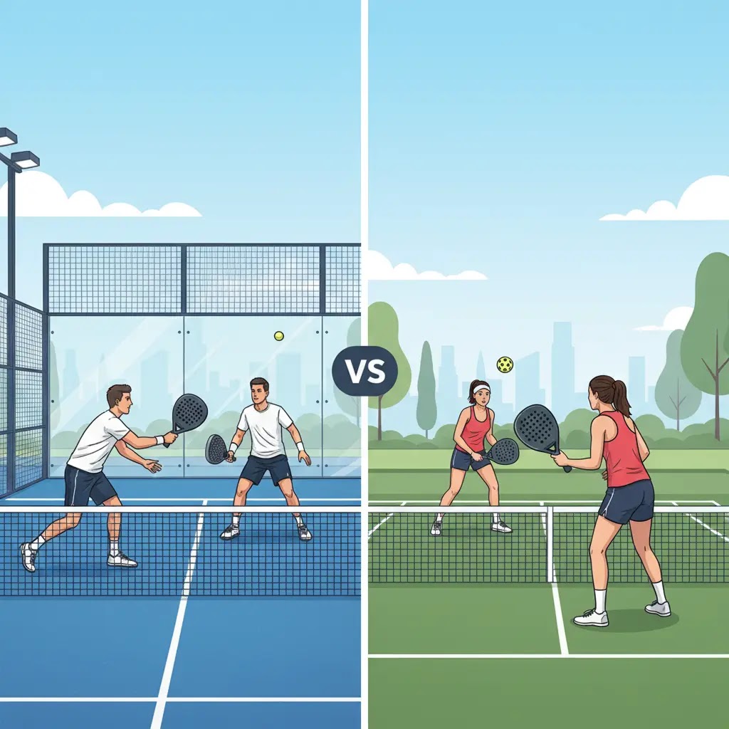 Apa bedanya padel dan pickleball