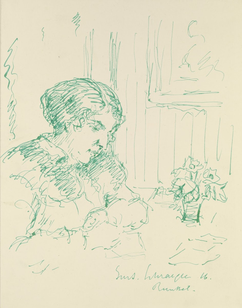 Writing lady 1916