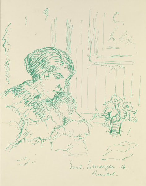 Writing lady 1916