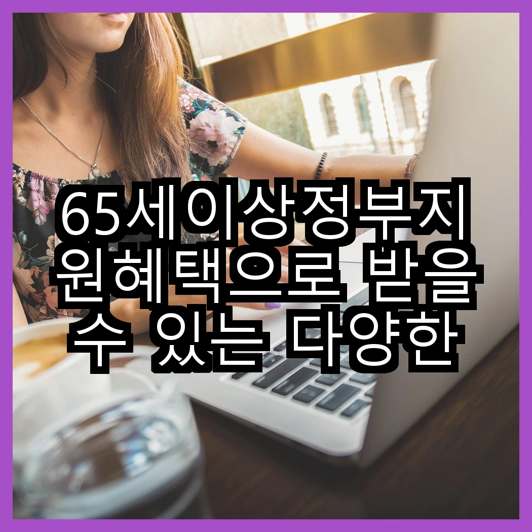 65세이상정부지원혜택으로 받을 수 있는 다양한 서비스 소개 썸네일