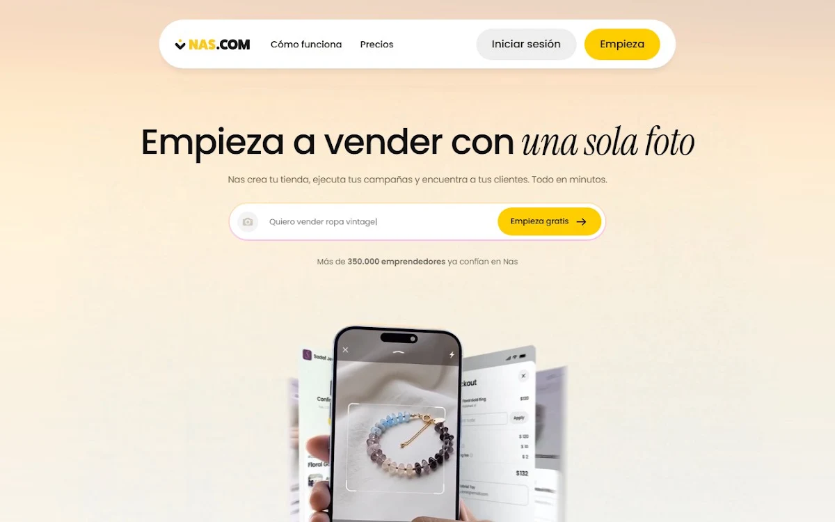 Captura de Nas.io