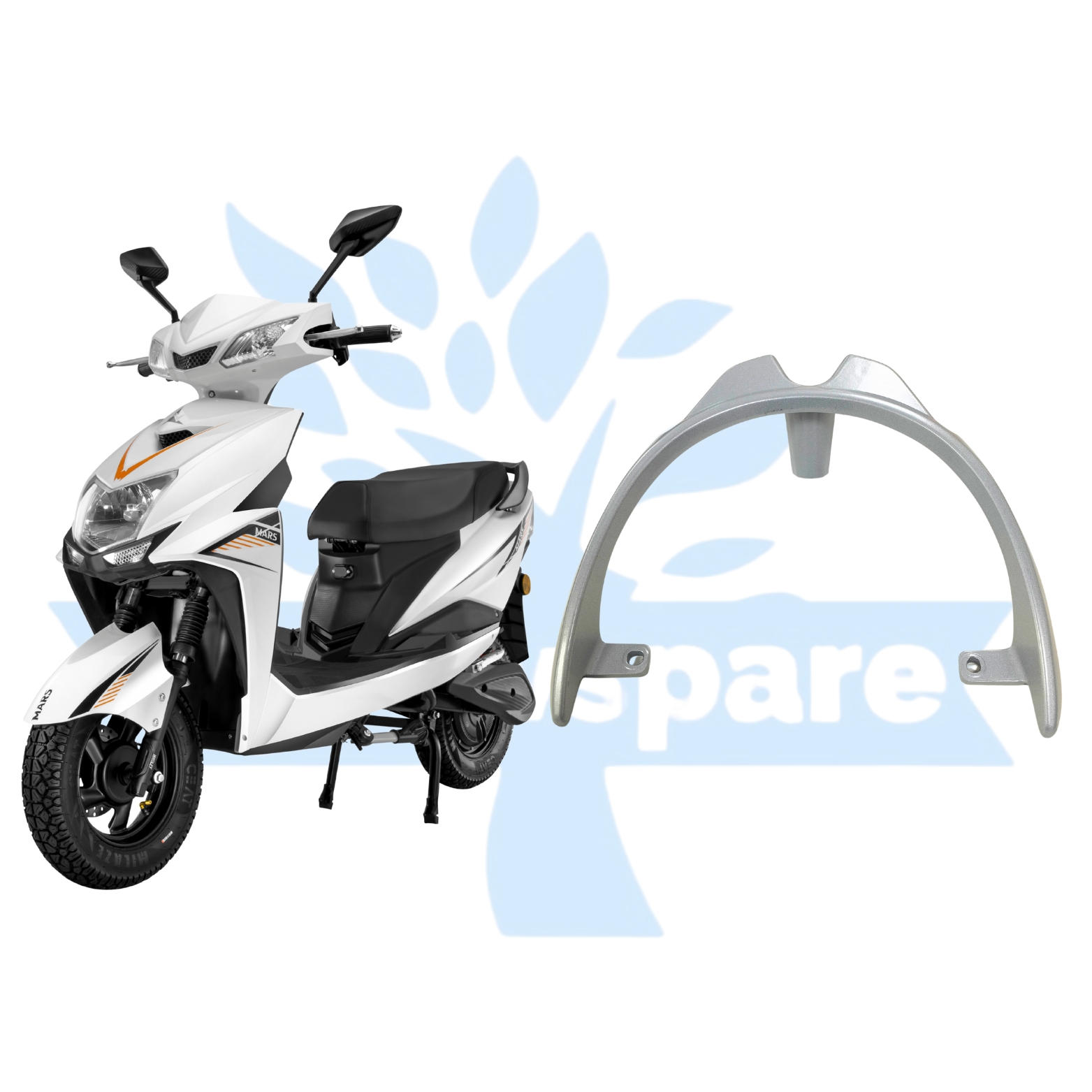 BACKREST VSPA SILVER (2e34)
