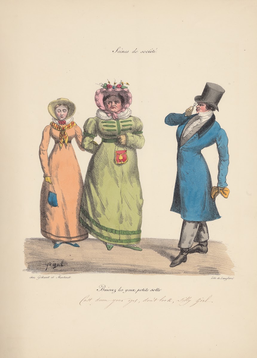 Recueil des scenes familieres et de societe de Paris Pl11 1833