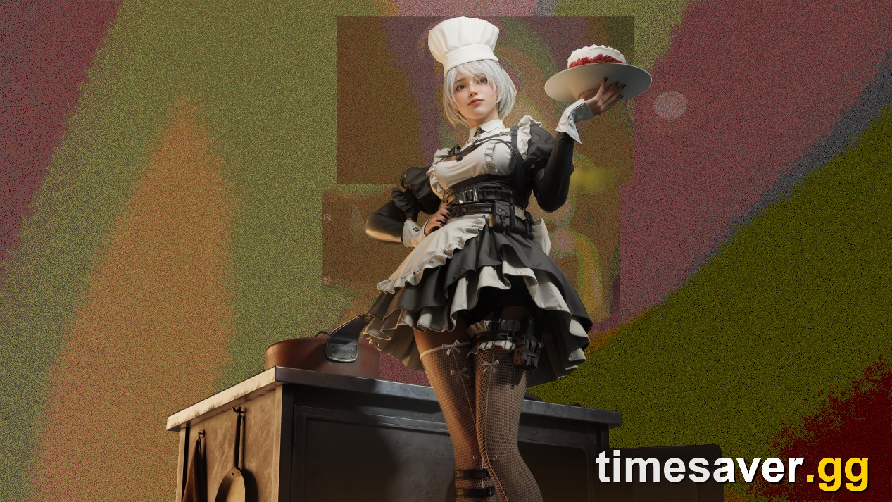 Official Once Human Chef class art — a character presenting a custom dish, representing the Creative Cooking core ability
