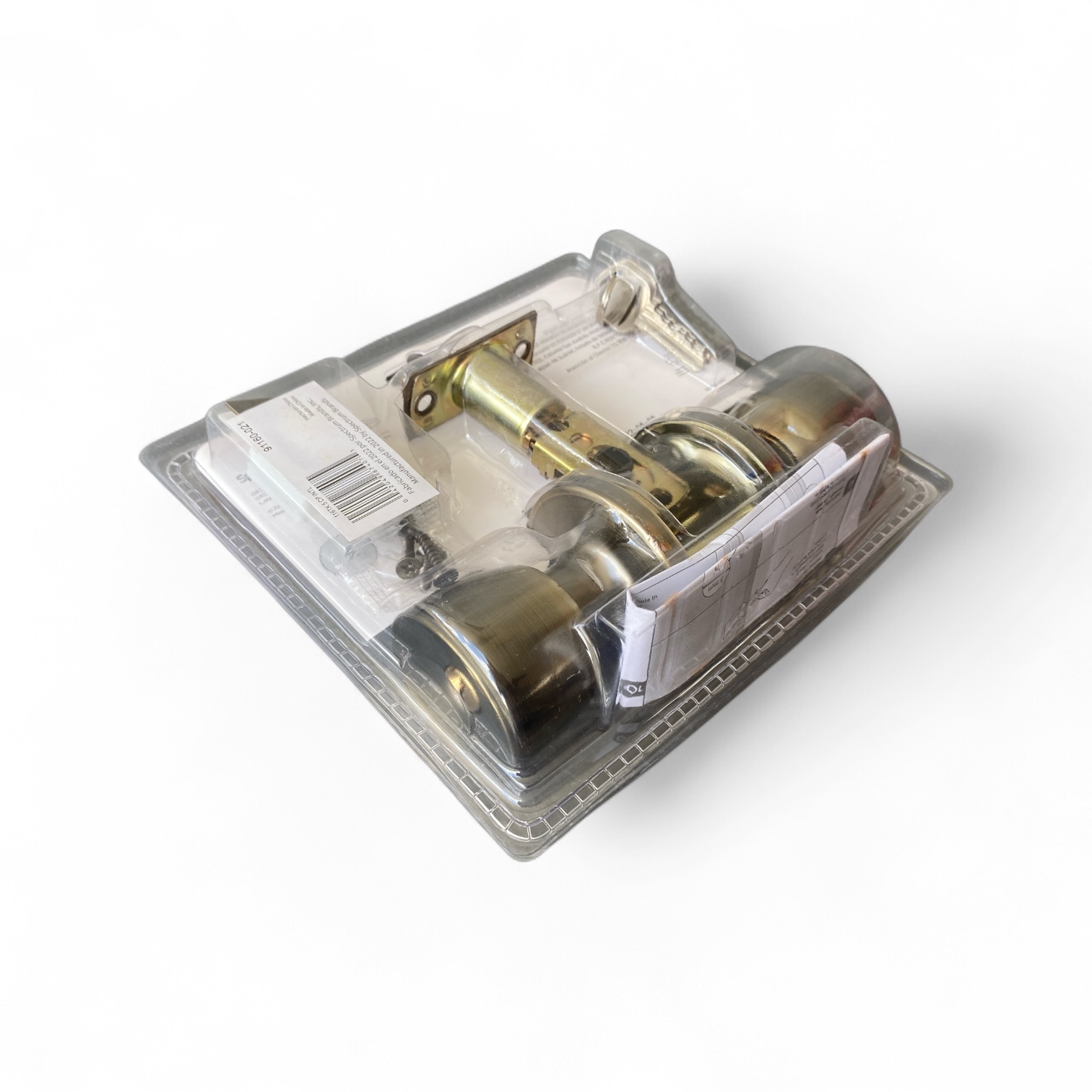 Geo Doorknob Flat Handle