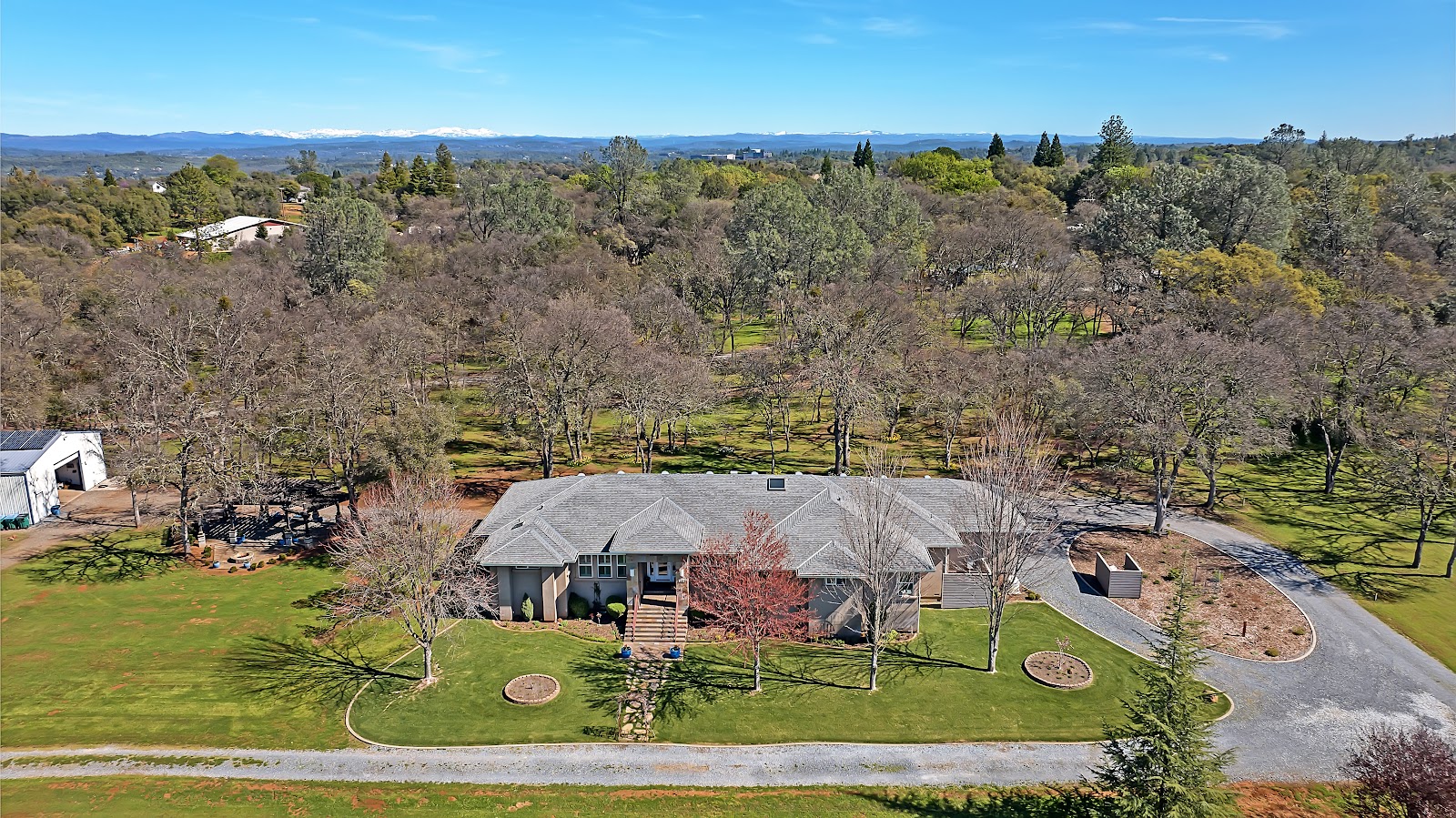 Aerial wide shot at 2847 Sierra Vista