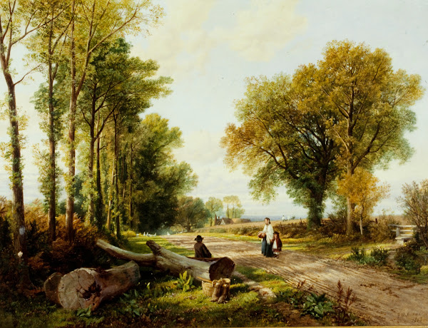 The Sunday Morning Walk c 1863