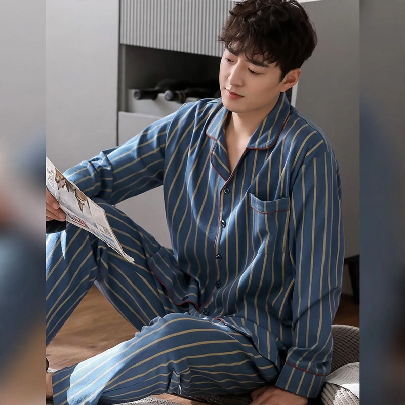 Men's Pajama Set, Cotton, Versatile