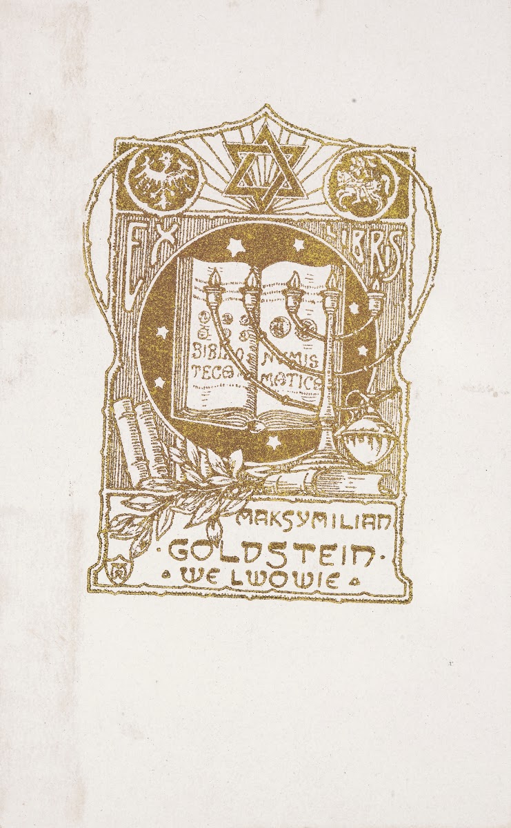 Bookplate of MaximiIIan Goldstein 1910