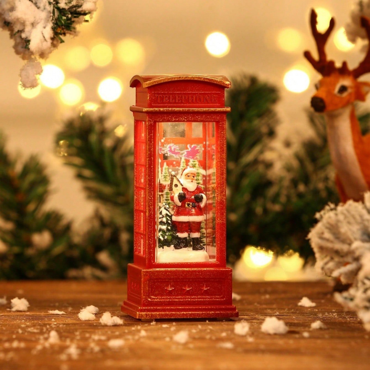Decorative LED lantern for festive accents