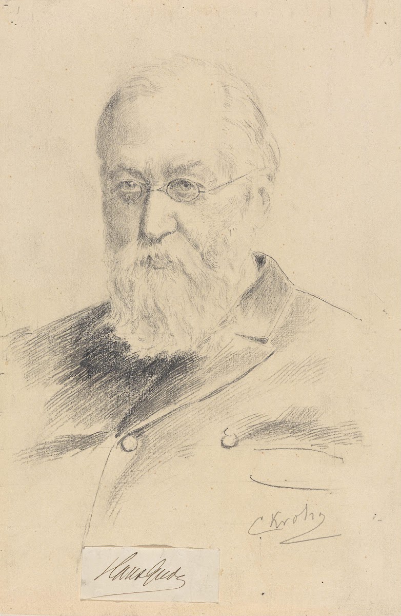 Portrett av Hans Gude before 1892