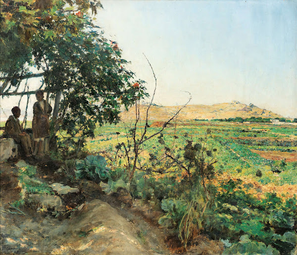 Landscape Of The Suburbs Of Tunis 1887