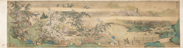 Cleansing Medicinal Herbs in the Stream on a Spring Day 1703