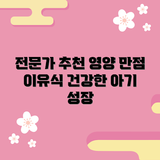 이유식배달, 건강한 이유식, 이유식 초보, 이유식 선택 가이드, 이유식 영양소