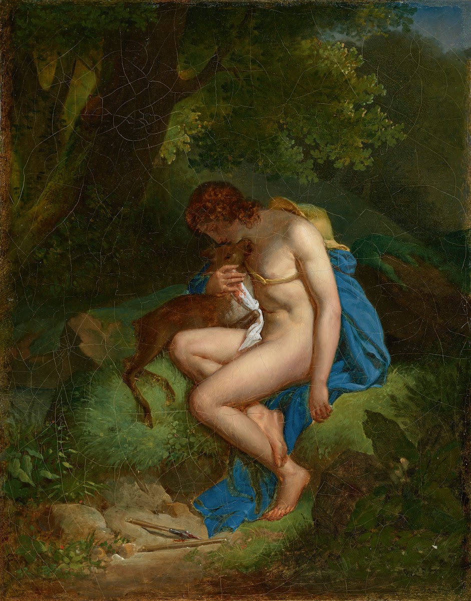 Cyparissus mourning his stag