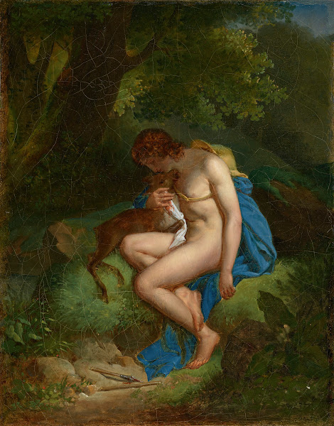 Cyparissus mourning his stag