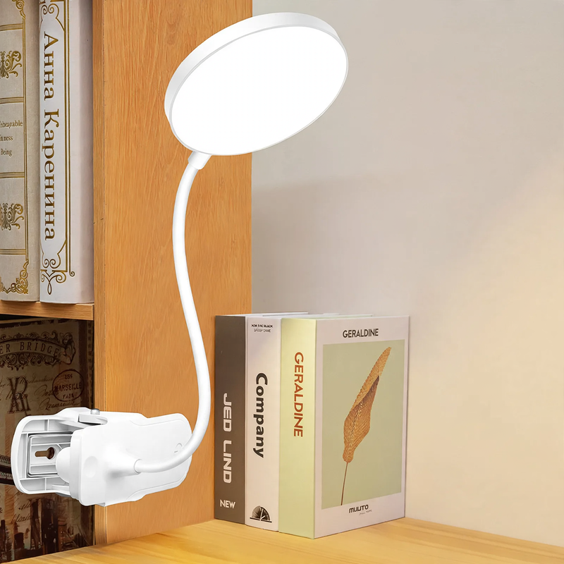LED Clamp Lamp for Studying and Reading