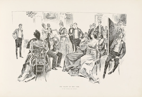 The salons of New York  At Mrs Howard van Toppings 1896