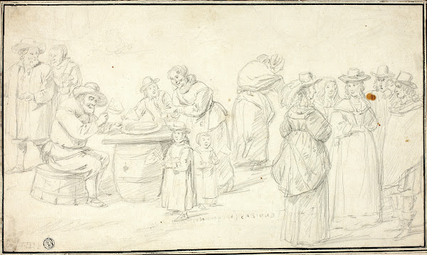 Study for Country Festival near Antwerp c 1646