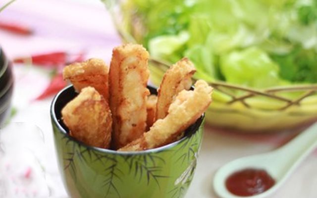 Bánh Mì Tôm Chiên
