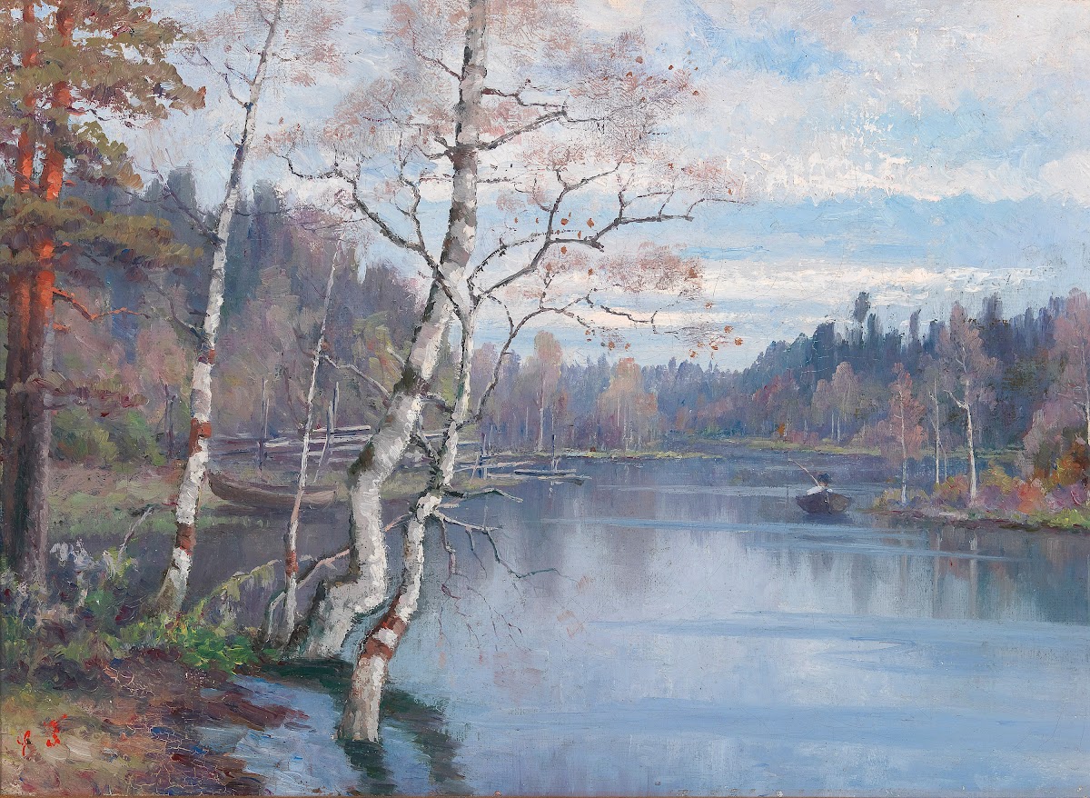 Spring Landscape circa 1900