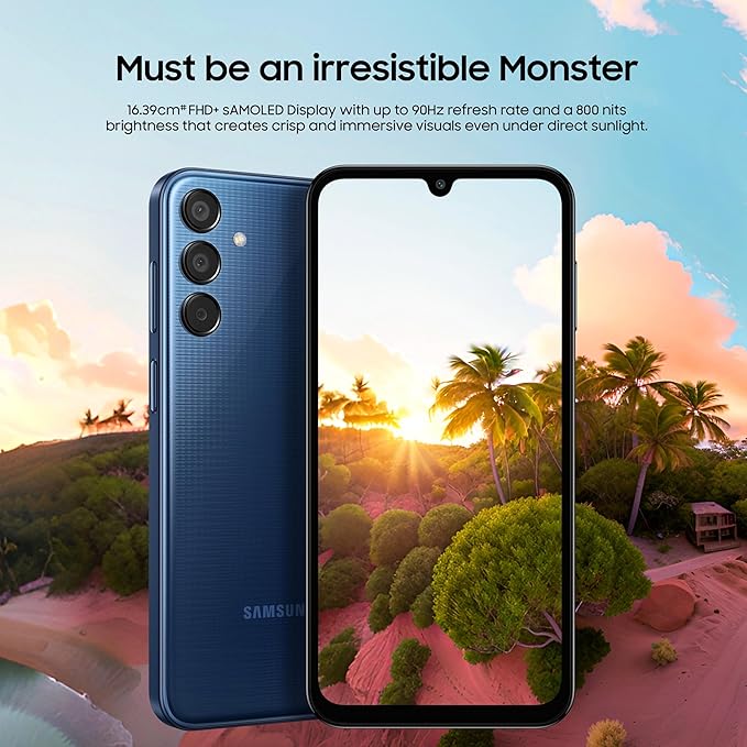 Samsung Galaxy M15 5G Prime Edition (Stone Grey,4GB RAM,128GB Storage)| Super AMOLED Display| 50MP Triple Cam| 6000mAh Battery| MediaTek Dimensity 6100+| 4 Gen. OS Upgrade & 5 Year Security Update