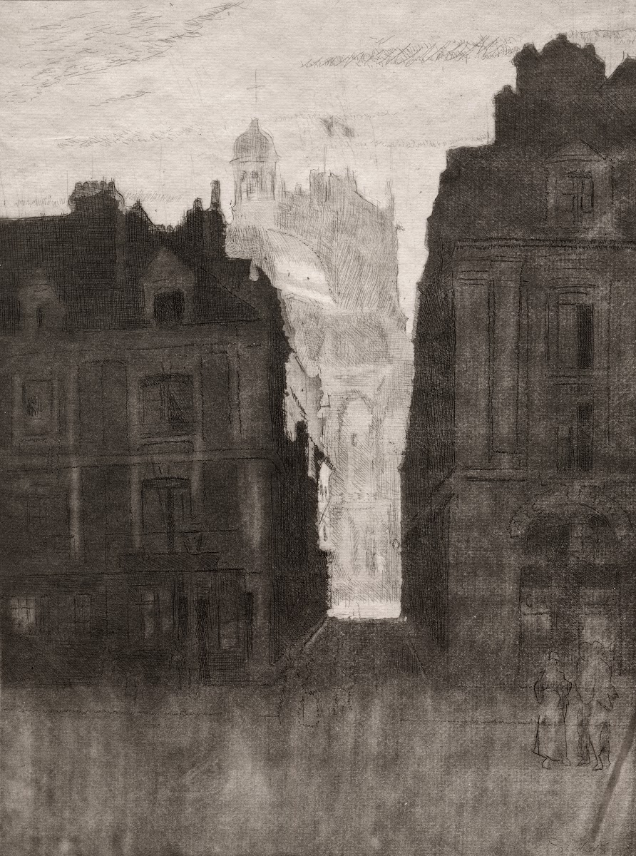 Dieppe La Rue Notre Dame 1909