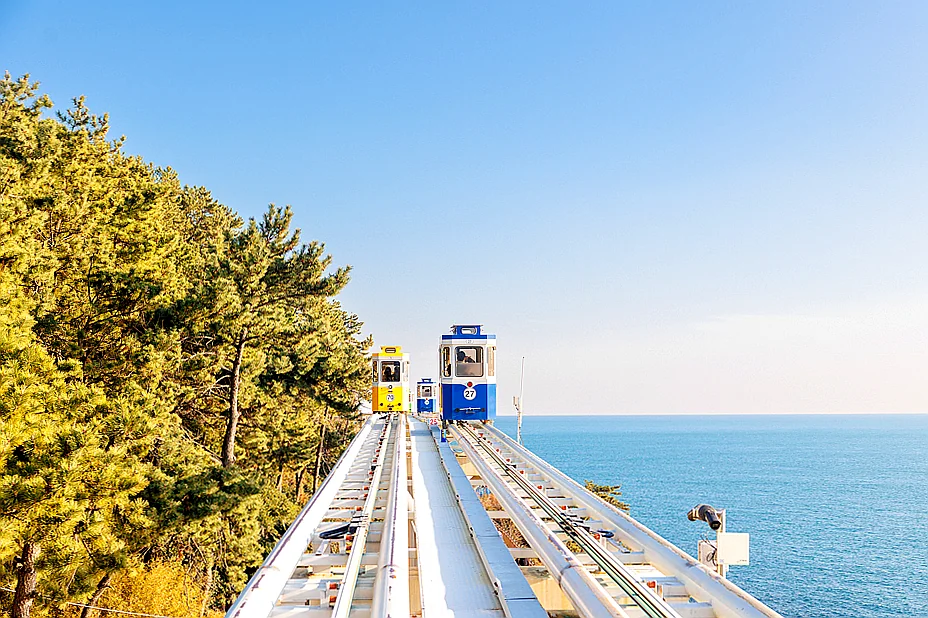 Ultimate K-Travel Guide: Conquering Haeundae Blueline Park's Sky Capsule & Beach Train in Busan - Busan, Haeundae
