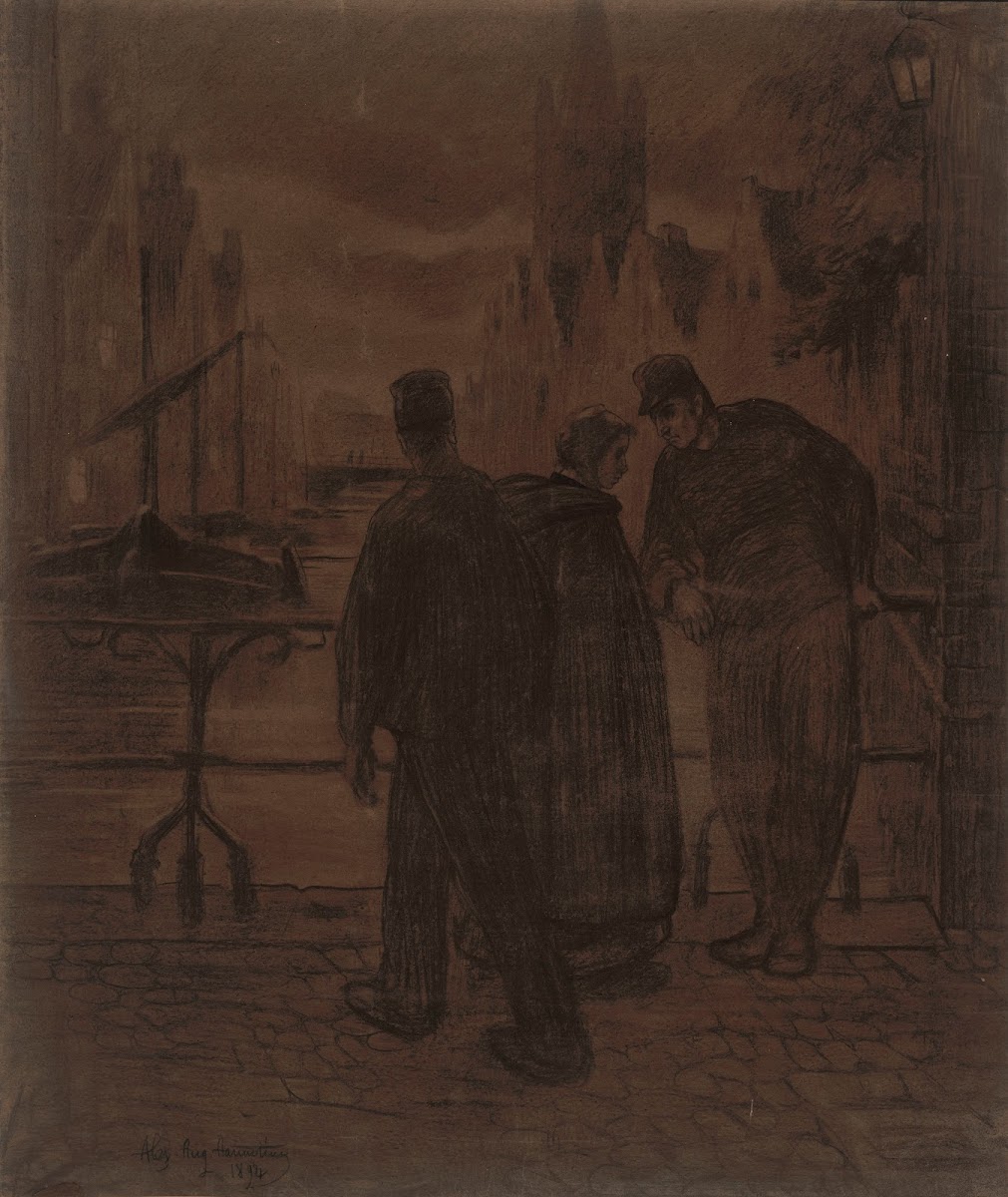 Evening In Bruges 1894