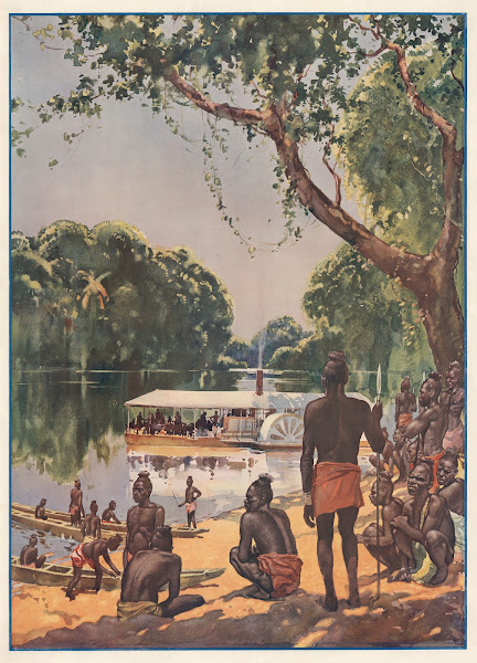 Africa river steamer 1910